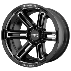 Moto Metal – MO991 RUKUS – Black – 20″x12″ -44mm – Summer Wheels – MO99121280344N